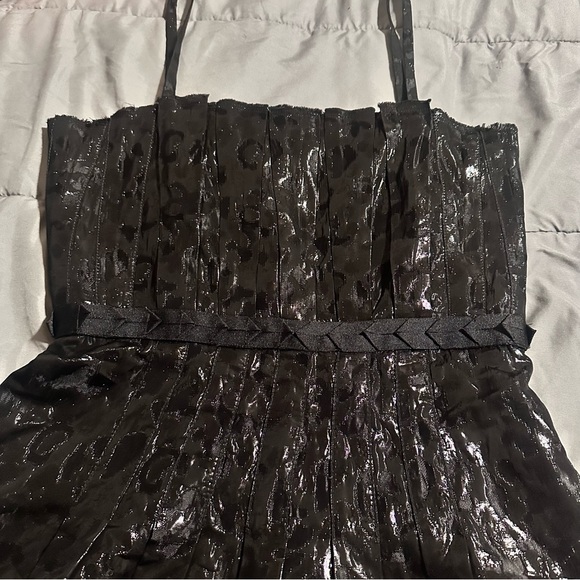 Tory Burch Metallic Black ‘Rennie’ Cocktail Party Dress - NWOT Size 6 - Picture 10 of 14